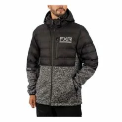 Wholesale 🤩 Softshell Jackets Men's FXR Excursion LT Hybrid Quilted Hoodie Softshell Jacket 🧨